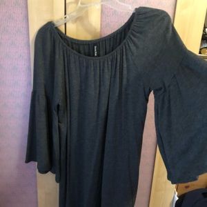Bell sleeve casual dress!!